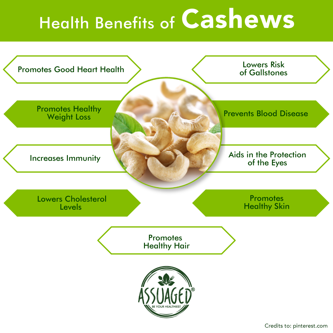 cashew nutrition facts per nut